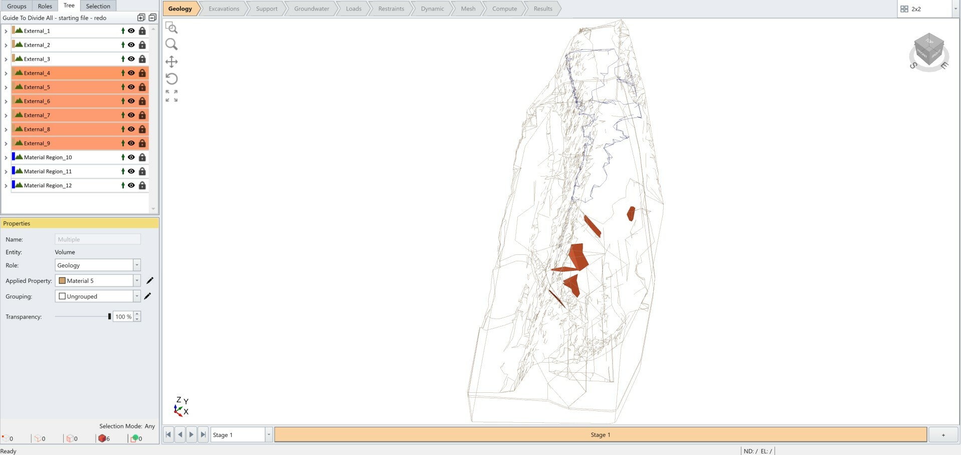 Transparency Tree Dialog