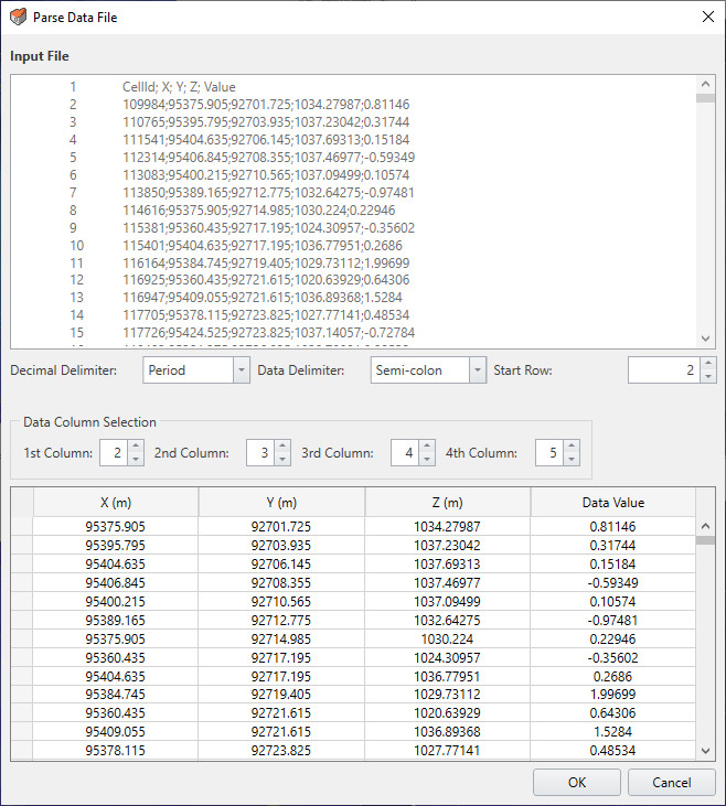 Parse Data File 