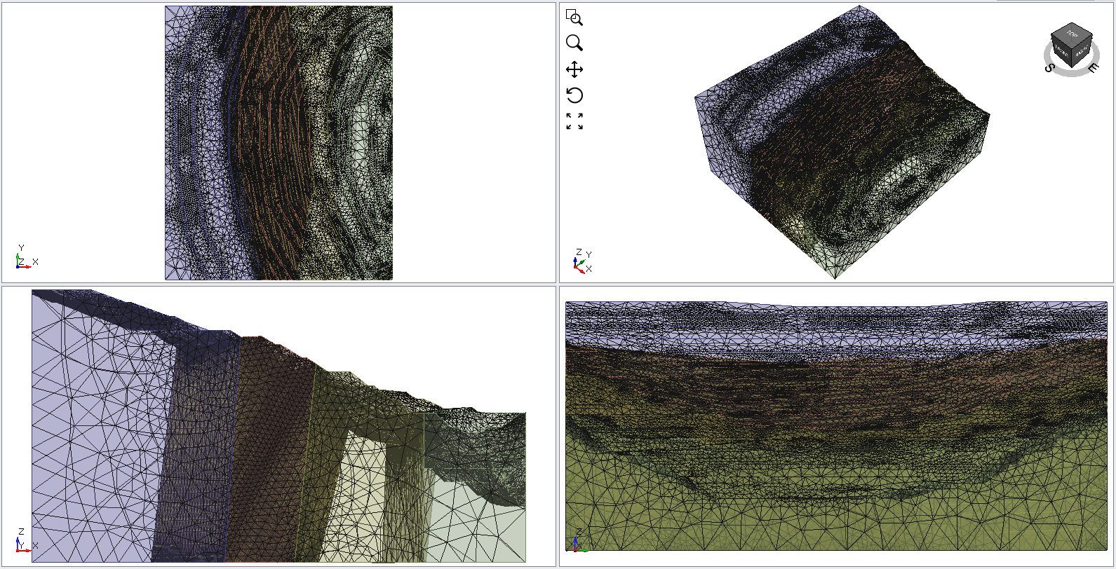 Meshed model