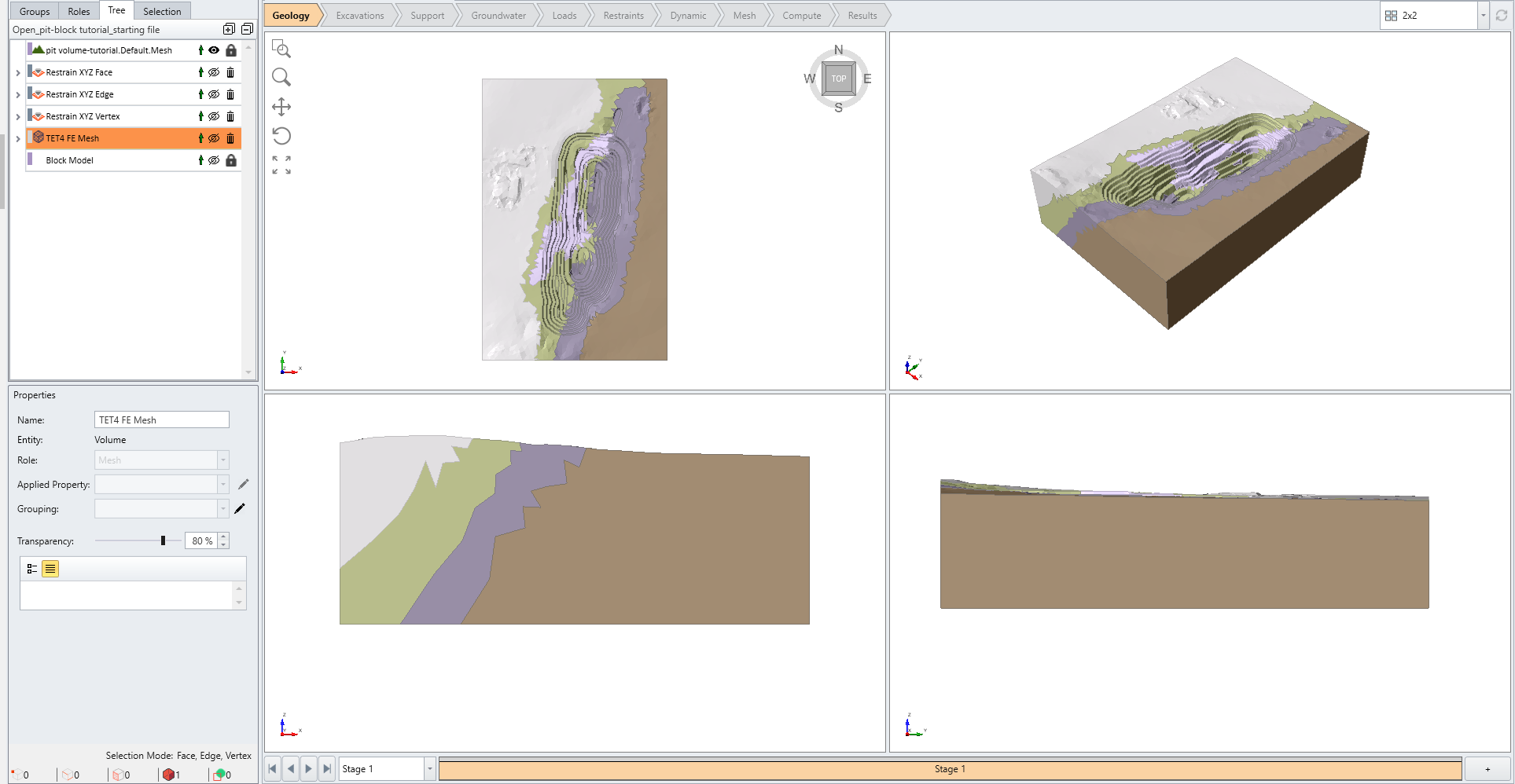 block visibility transparency 0
