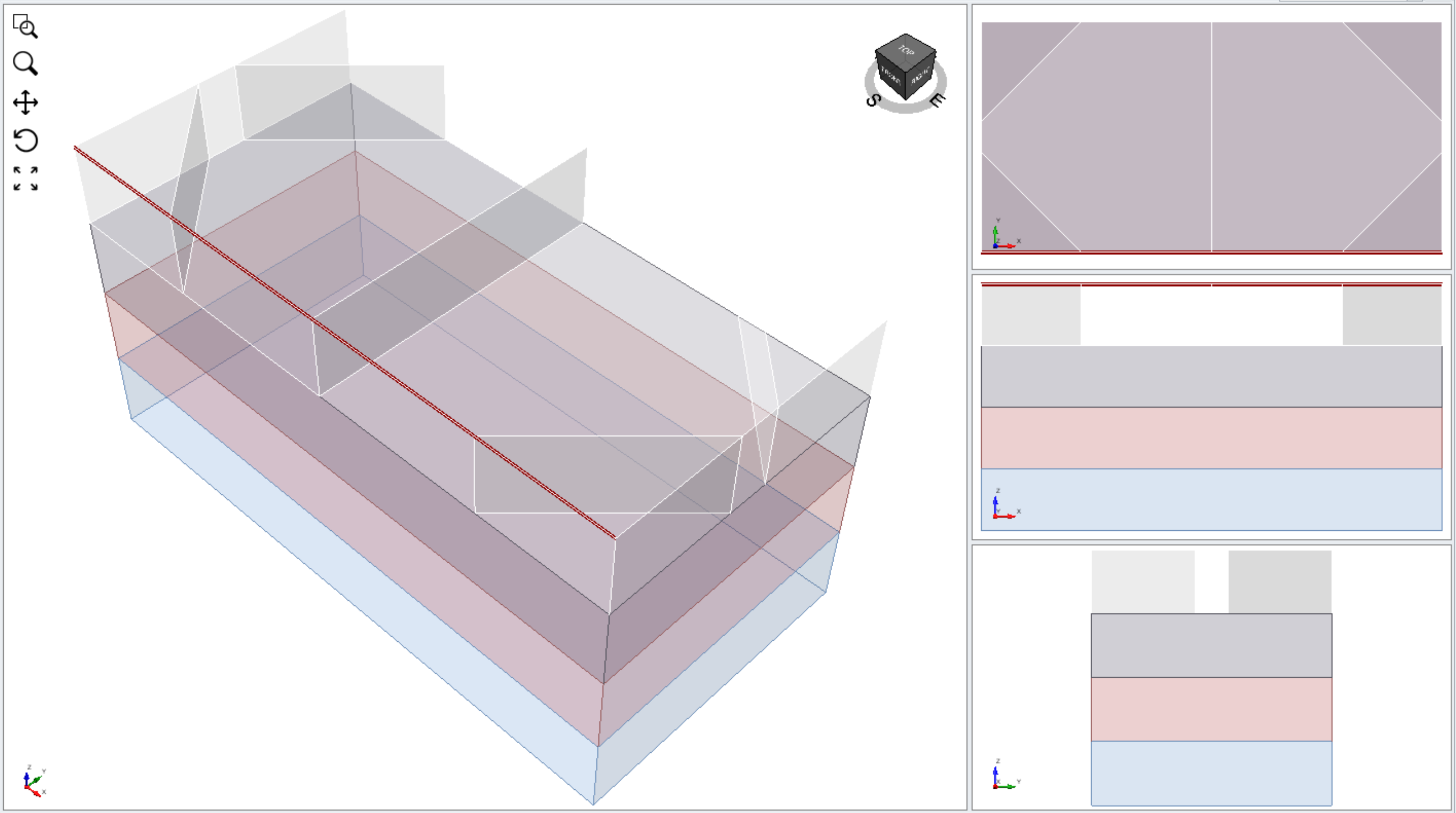 Model with first edge selection