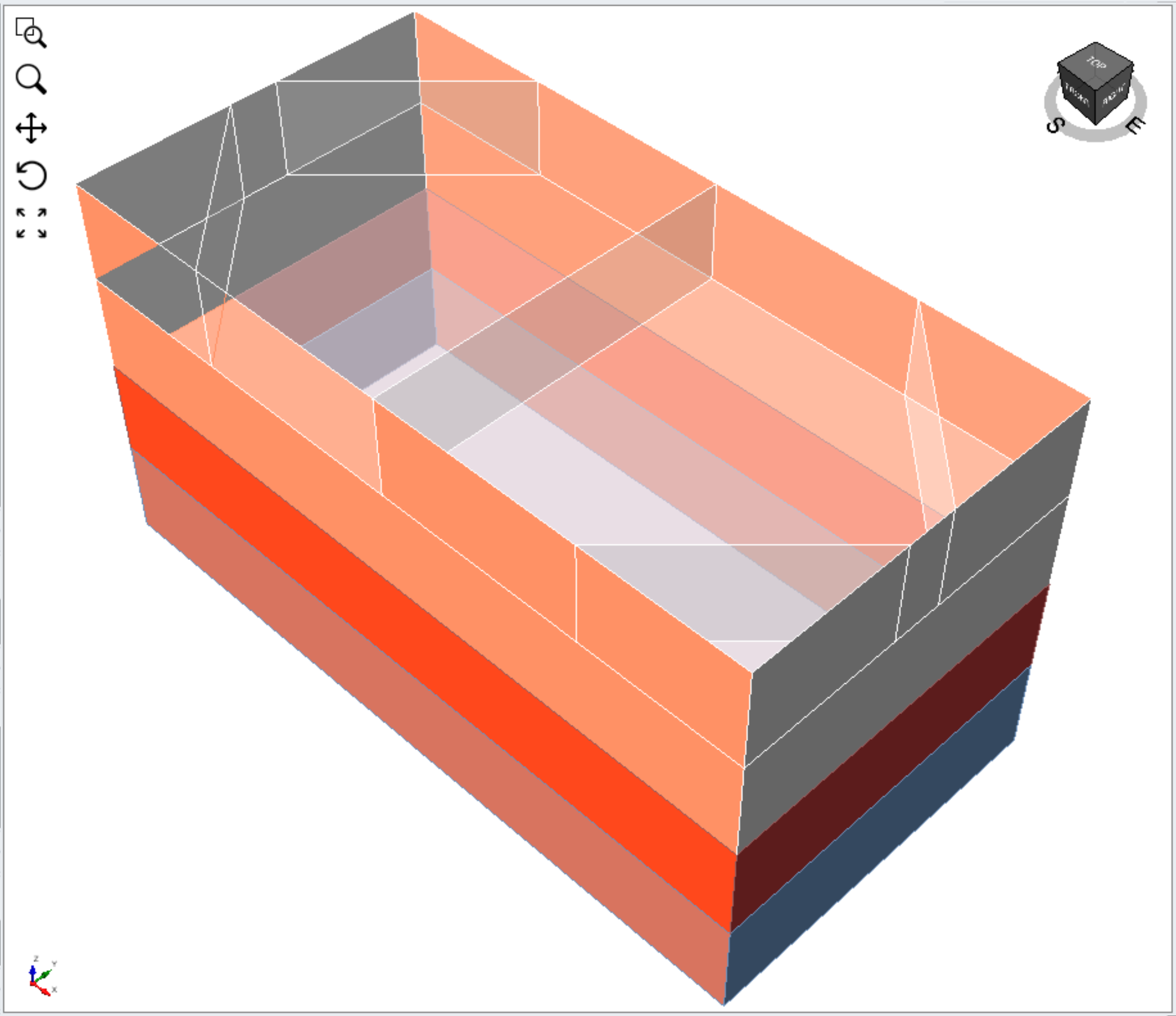 Face selection for mesh refinement