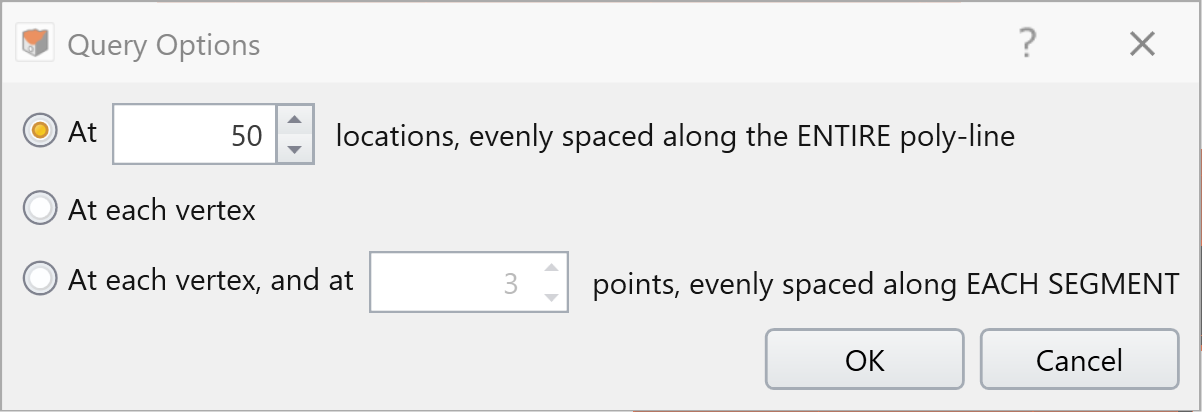 Query Options Dialog