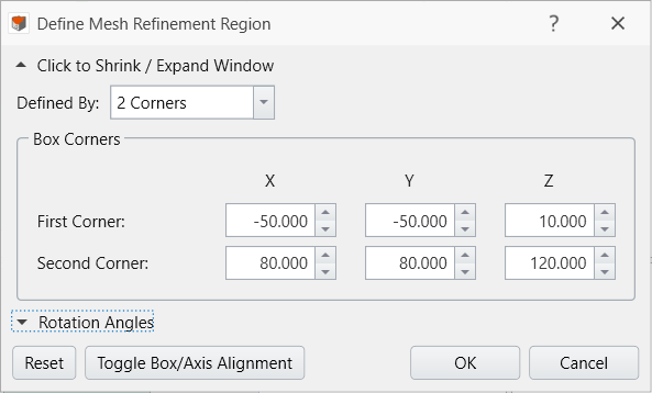 define mesh dialog