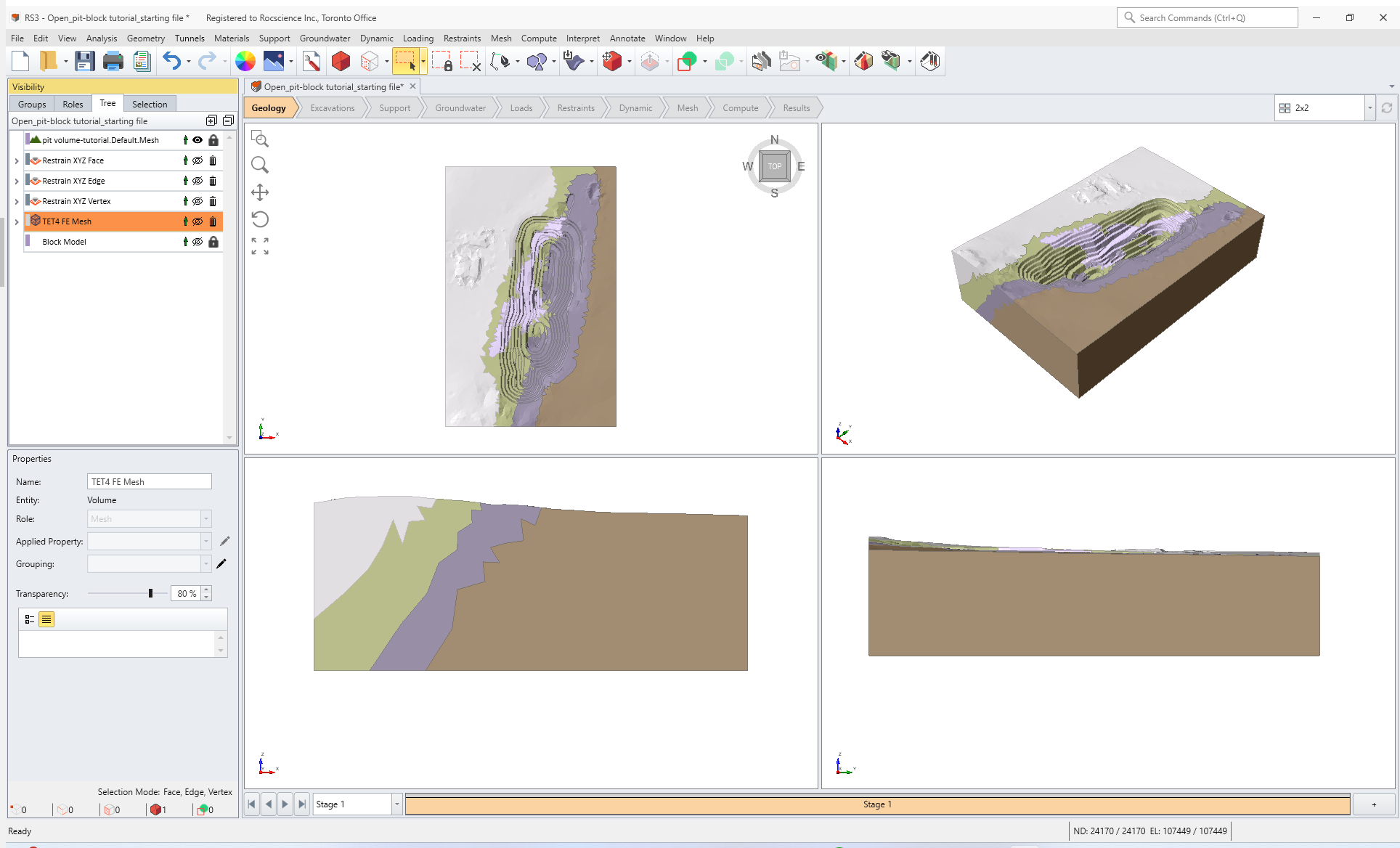 block visibility transparency 0