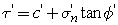 Direct shear formulation of the criterion equation