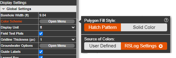 Color Scheme Property (Profile Mode and 3D Mode)