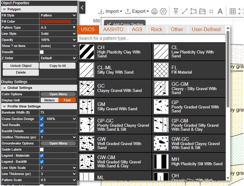 Selecting Fill Style for a Polygon