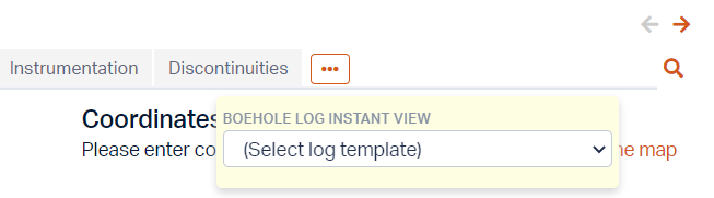 Preview Test Hole Log