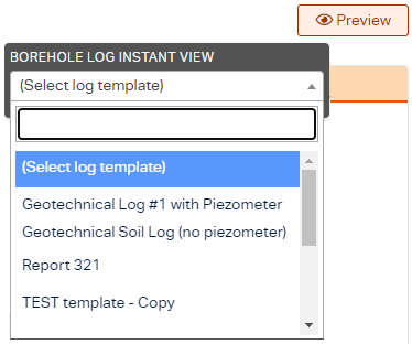 Generate Test Hole Log (preview)