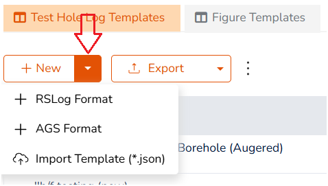 Creating an AGS Log Template
