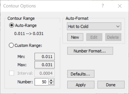 Contour Options