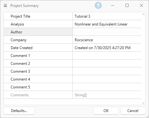 Project summary