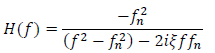 Frequency domain solution equation