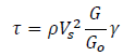 Shear stress equation