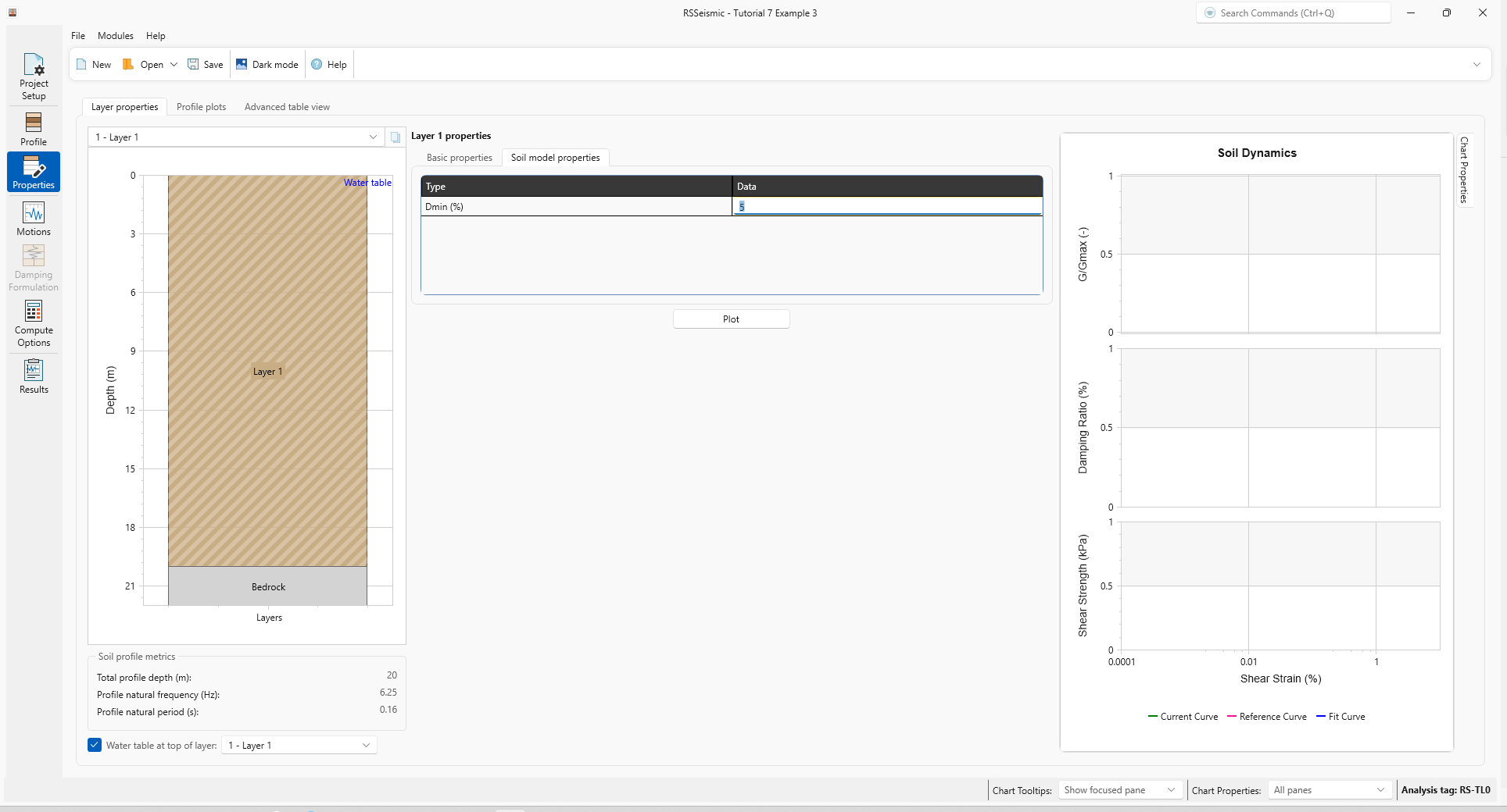 properties tab