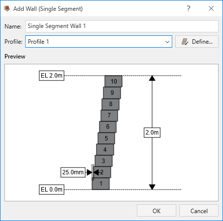 Add wall segment