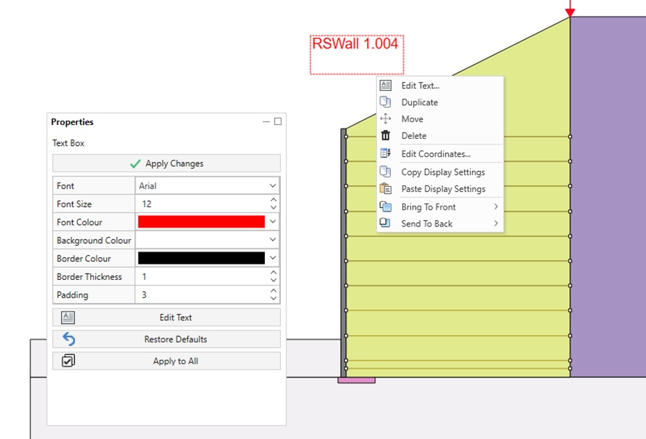 Edit drawing tools