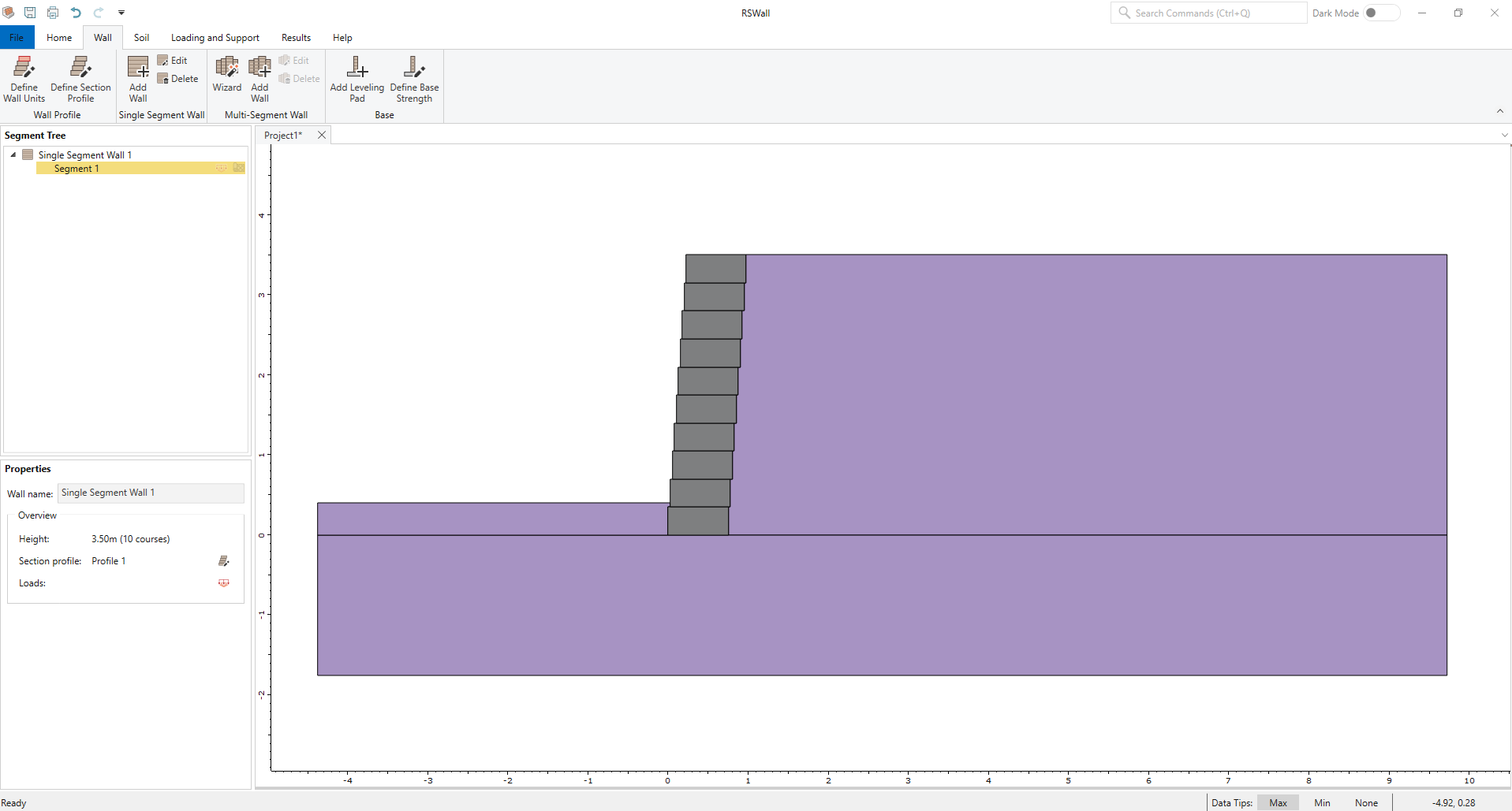 Add wall model