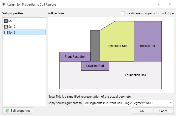 Assign Soil Properties dialog