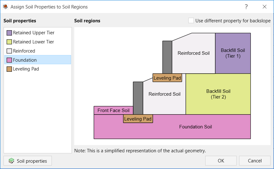 Assign Soil Properties dialog
