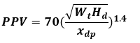 PPV equation
