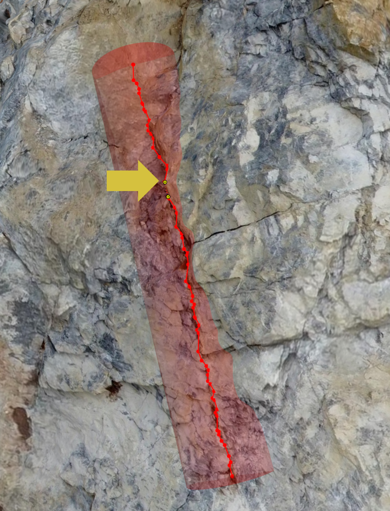 Invalid segments on the 3D surface