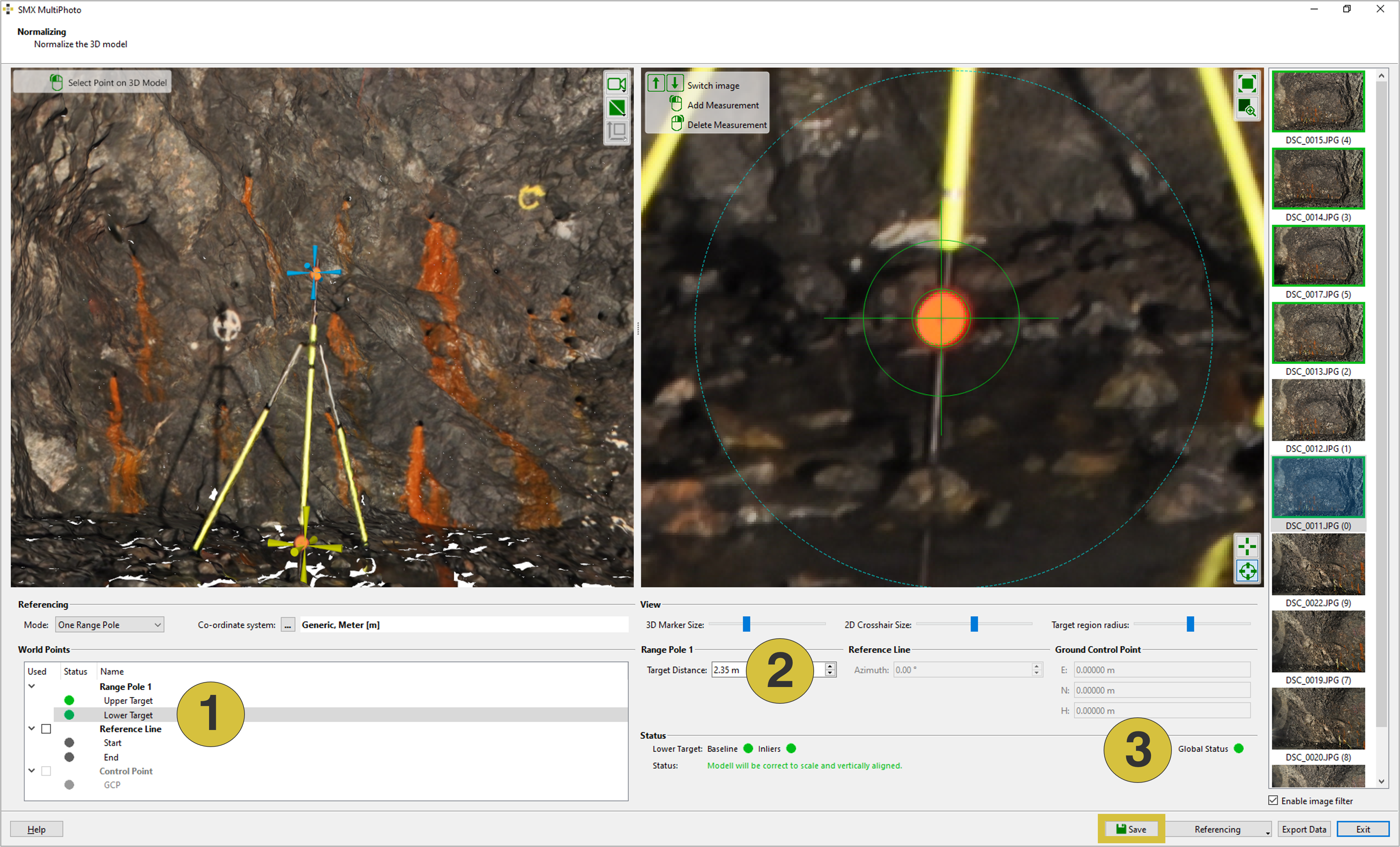 One Range Pole Mode – scaling