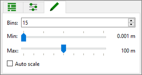 Histogram configuration