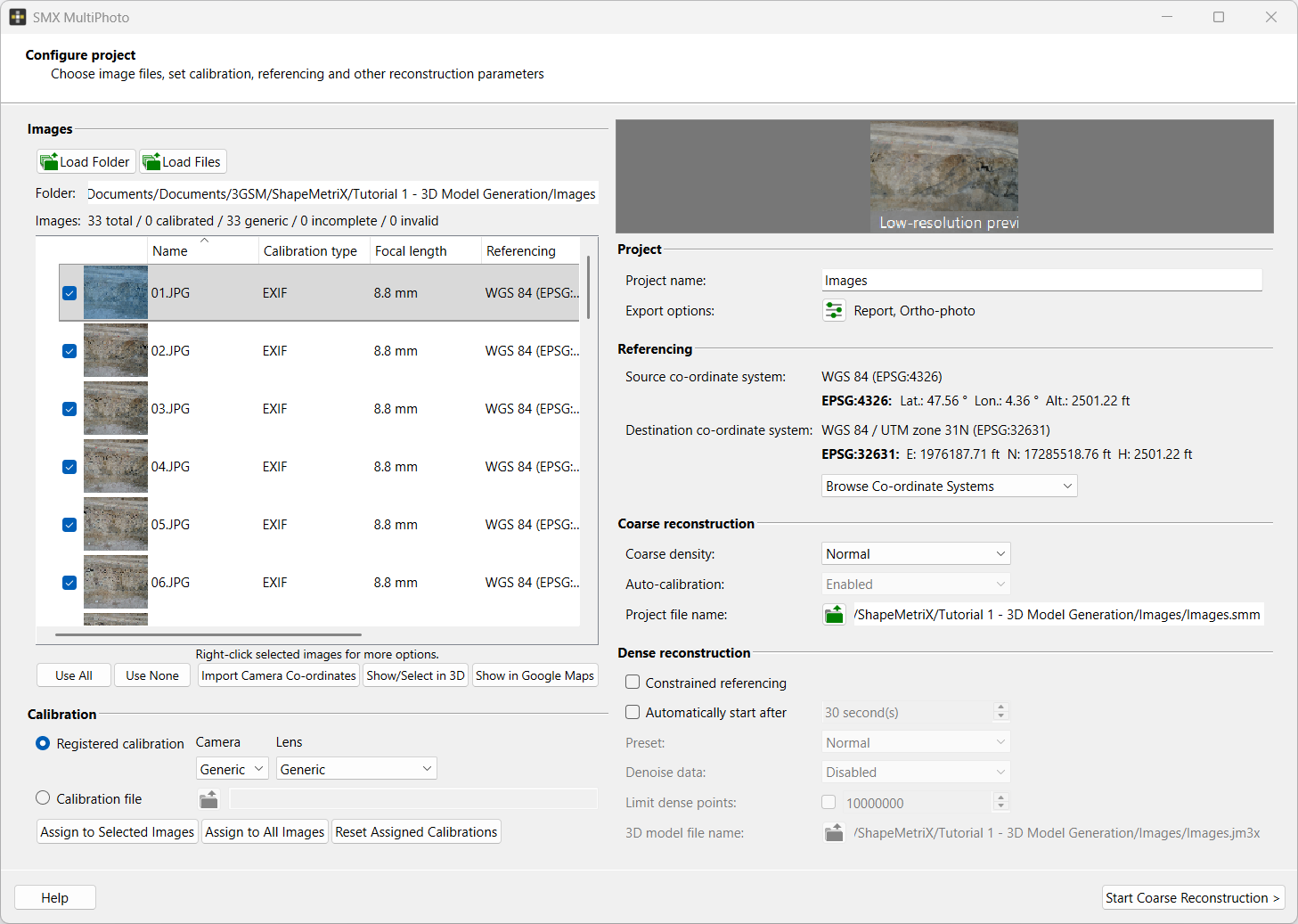 configure project