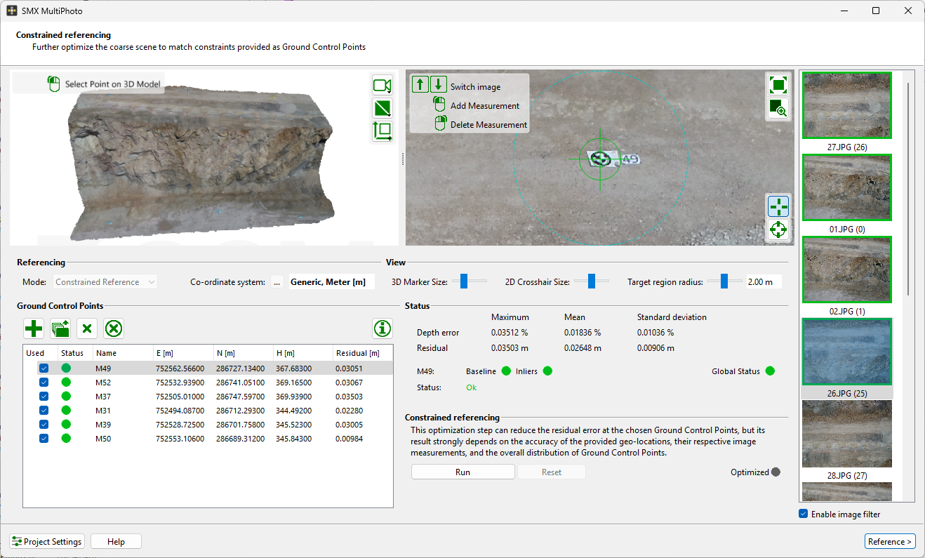 constrained referencing dialog