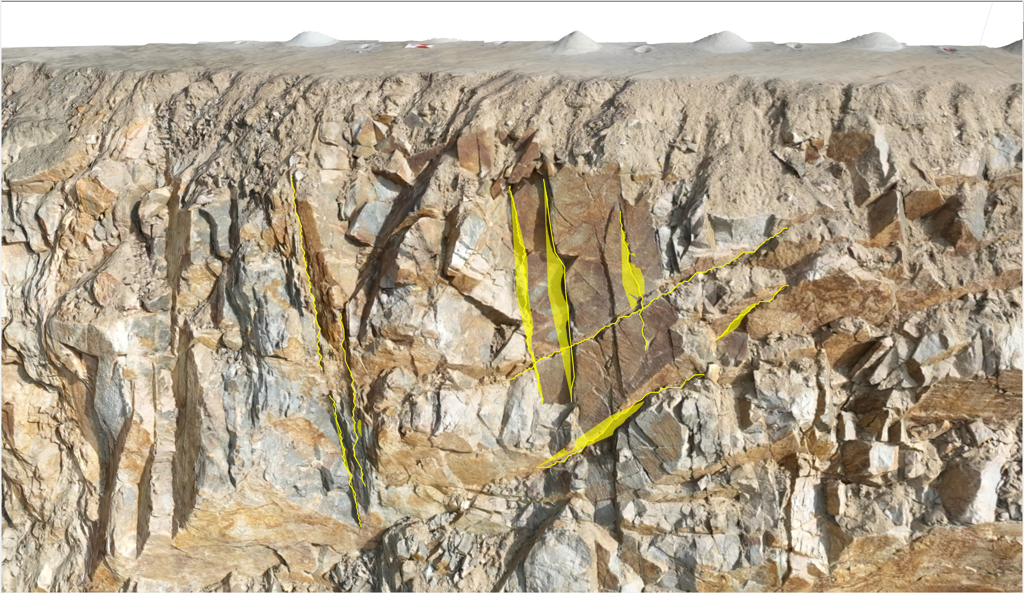 trace measurements on model