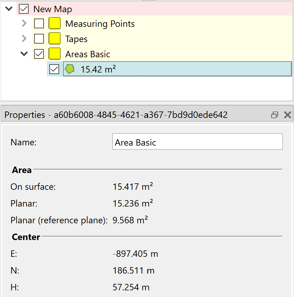 area basic properties