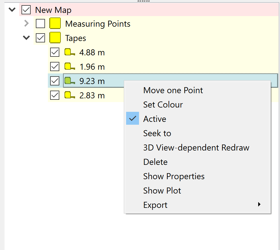 right click list