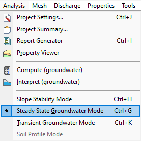 Steady State Groundwater Mode