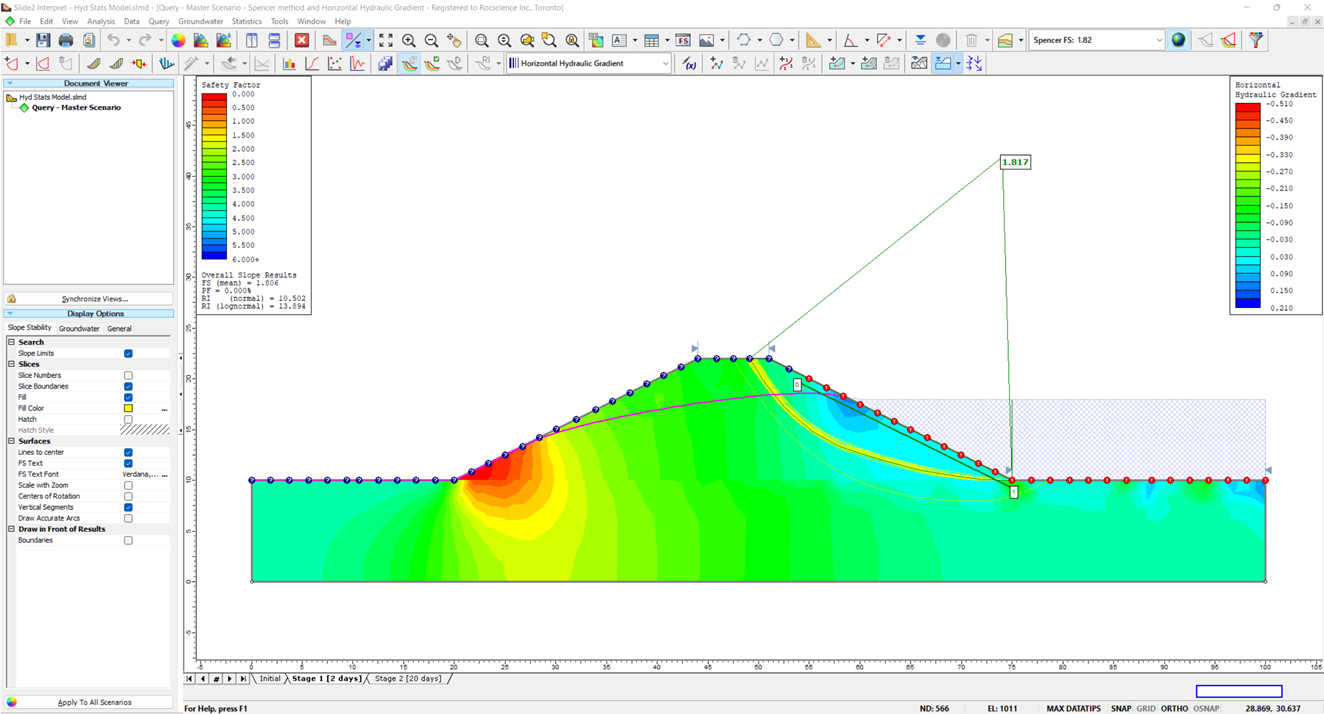 Hydraulics query interpreter