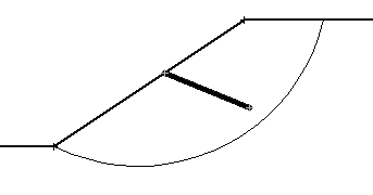 Support does not intersect slip surface figure