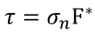 Geosynthetic Friction Factor Strength Equation