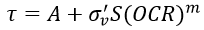 Undrained Shear Strength equation