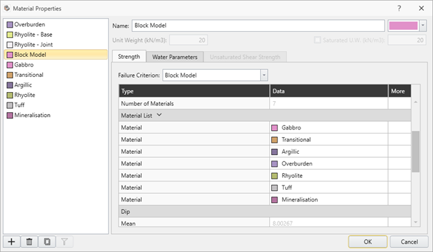 Material Properties Dialog 3