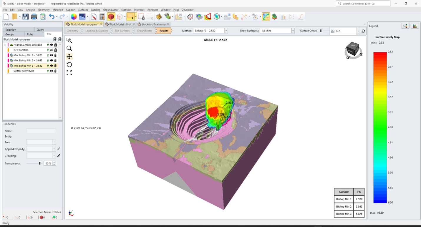 Compute - Pit Shell Block Model