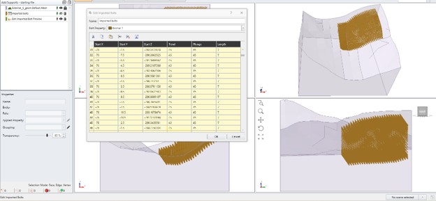 Figure 3. Import and Export supports using CSV files.
