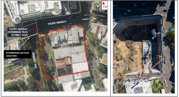 Figure 2 - Case Study - 3D Finite Element Analysis of a Deep Excavation & Ground Response Evaluation