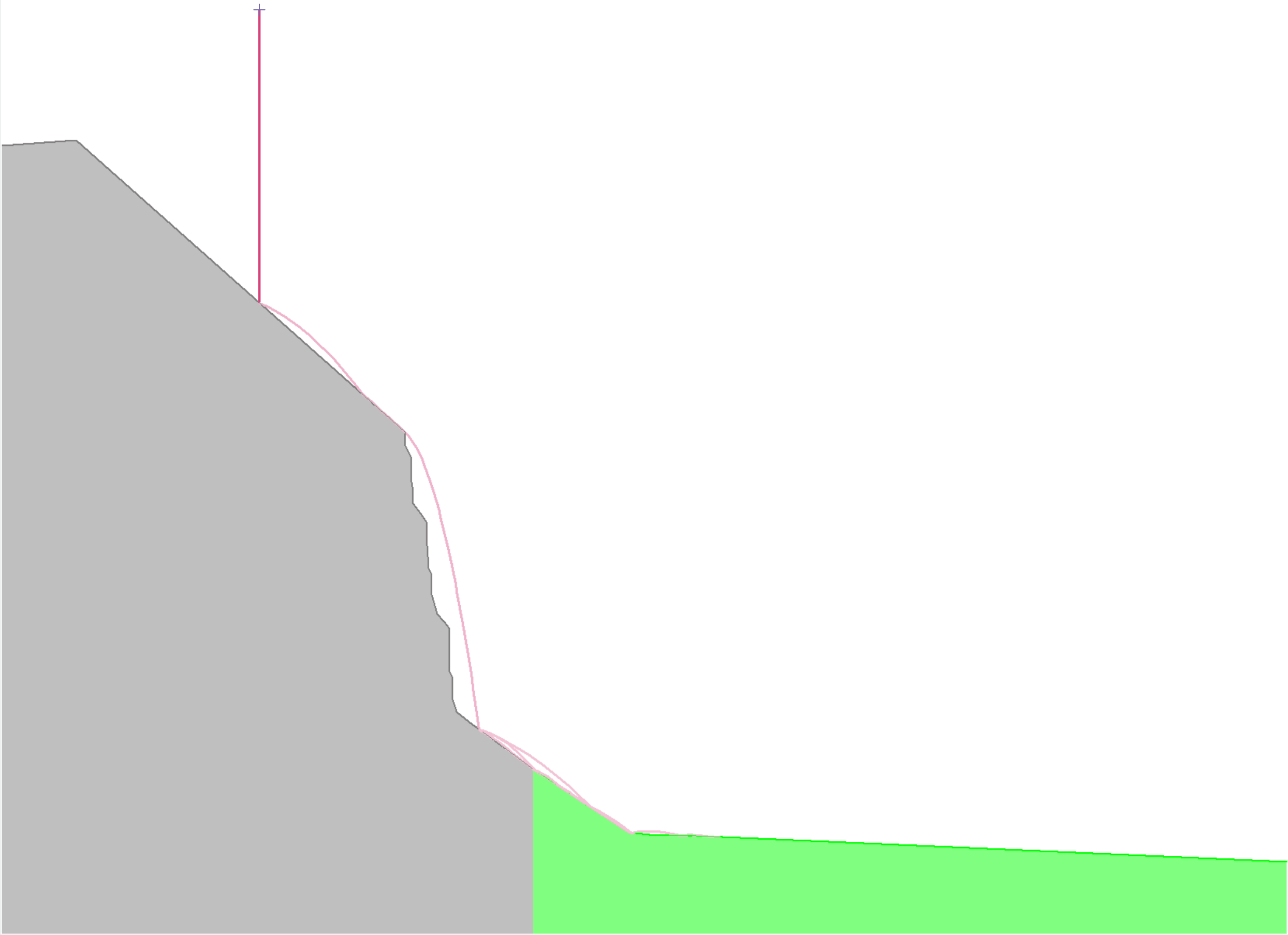 Simulation of rockfall fragmentation