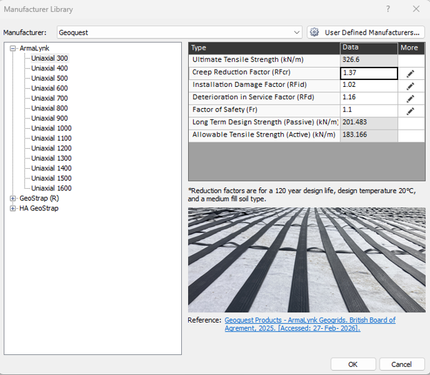 Figure 1. Geoquest Manufacturer Library in Slide2.