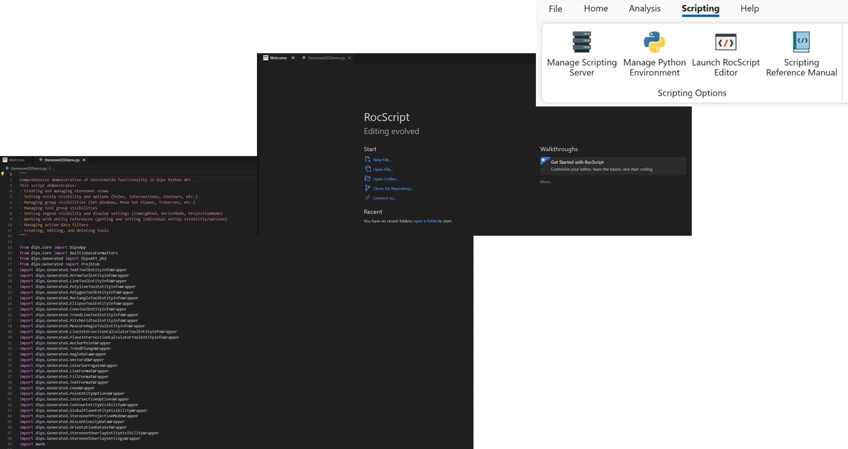Python automation with scripting in DIPS v9