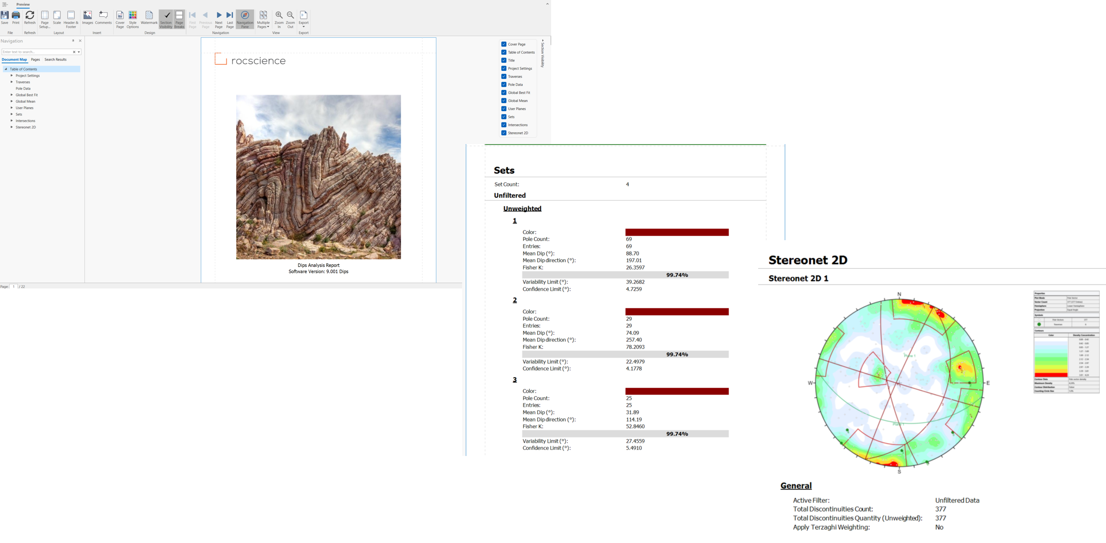 Figure 5. Report generator in DIPS v9