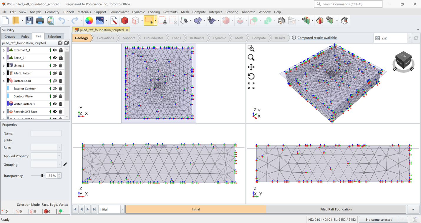 Figure 5. A complete mesh file from RS3 created with RSInsight.