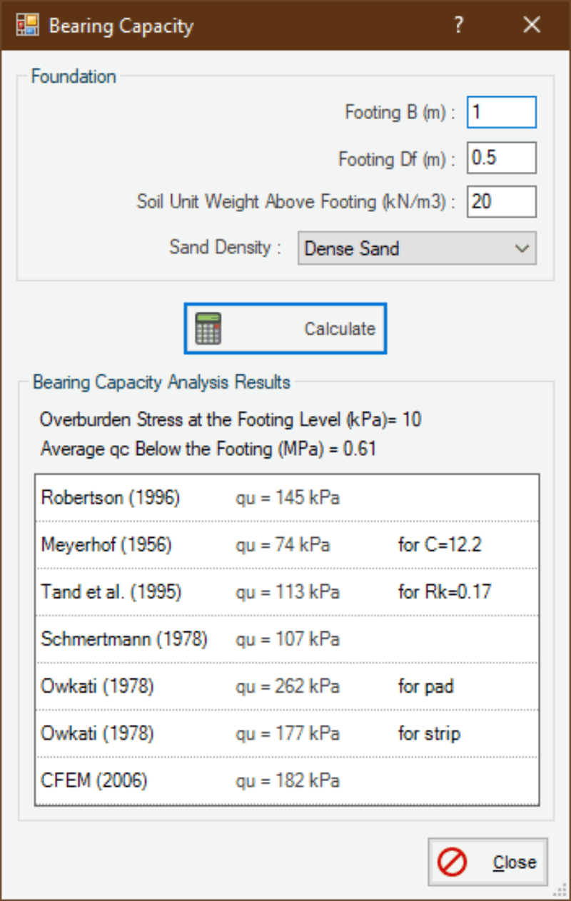 Foundation and Settlement Analysis