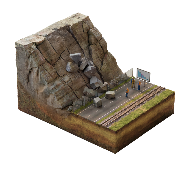 Developed for Confident Rockfall and Slope Hazard Assessment